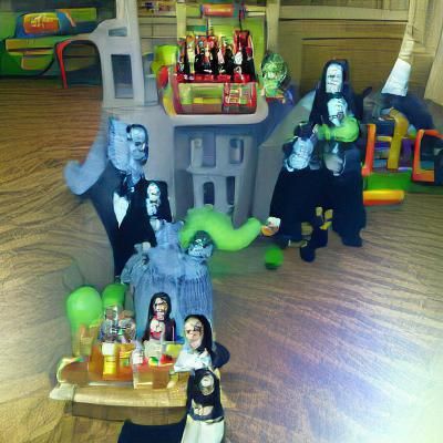 The Addams Family and The Munsters Party