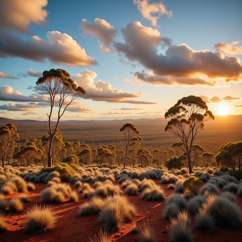 Painterly Australian Landscape