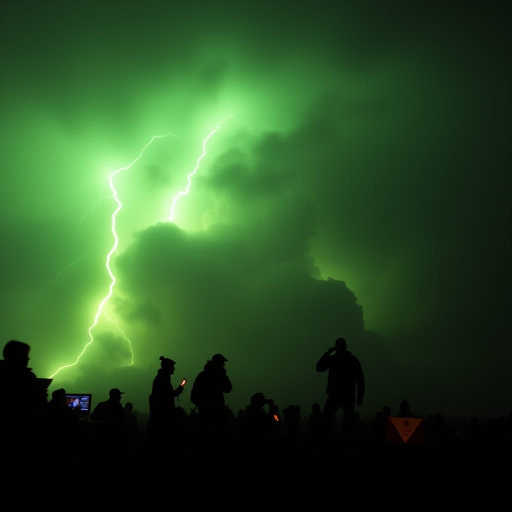 Abstract Geometric Shapes Floating in Space