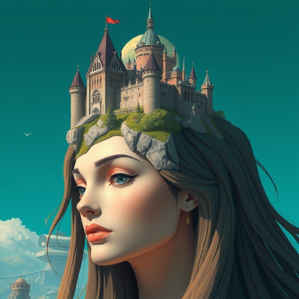 Castle on a Woman's Head: Mystical Fusion