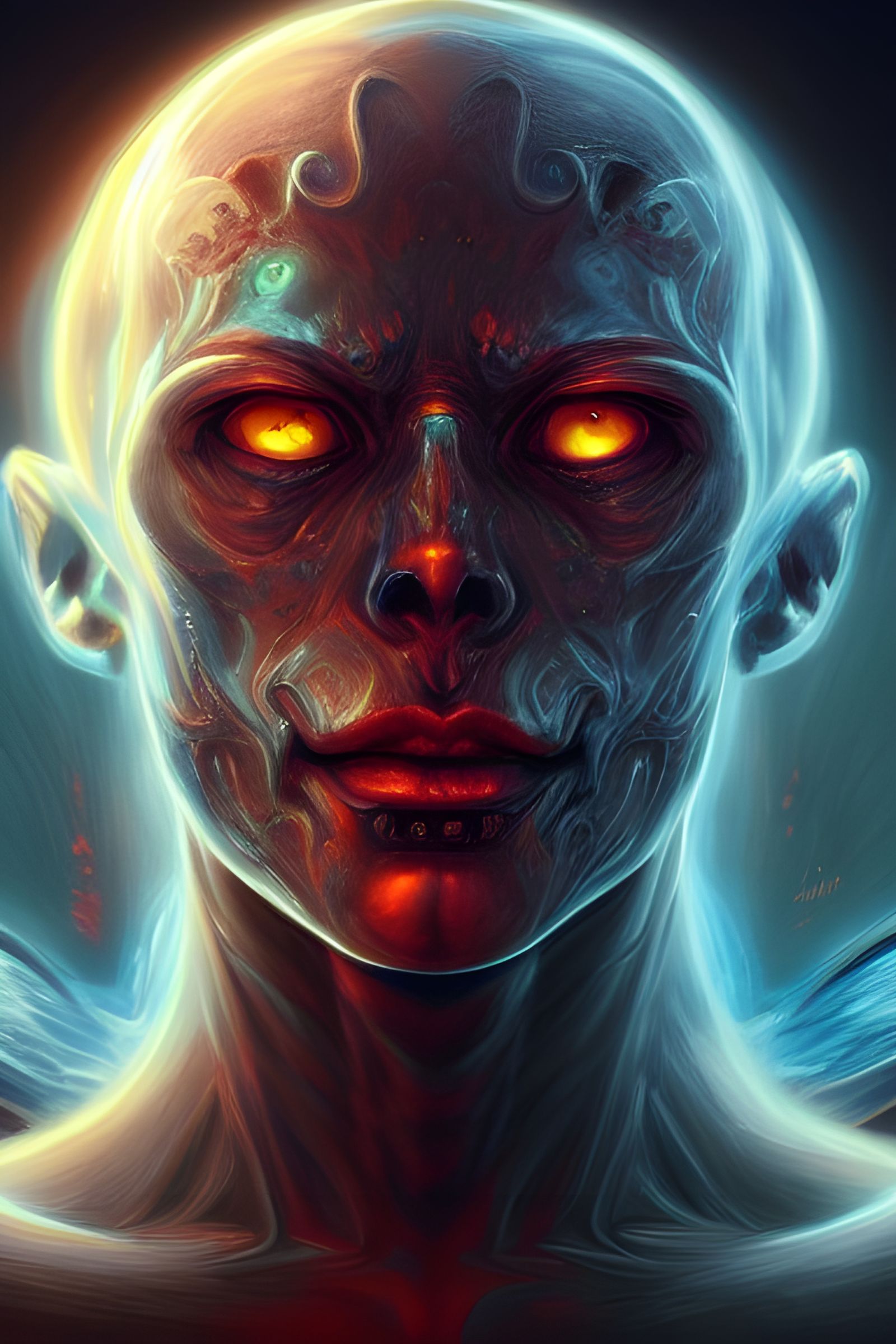 Unholy Birth: Detailed Fantasy Art in 8K