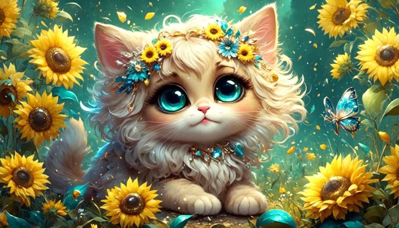 <lora:Glitter and Diamonds:1.0> <lora:Ultra Cute:1.0> adorab...