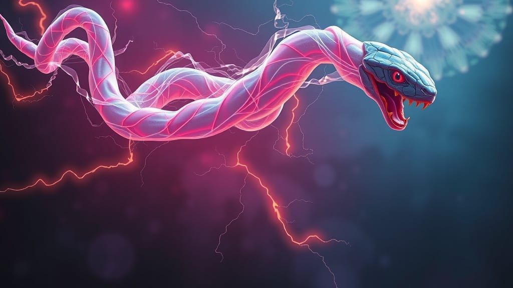 Ectoplasmic Entity in Mid-Air, Hyperrealistic Art