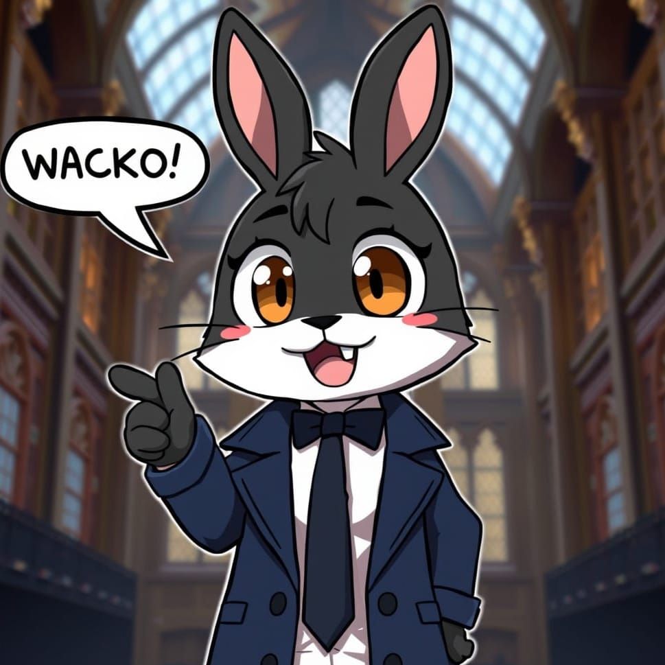 Canadian Parliament Hare in a Moody Mood