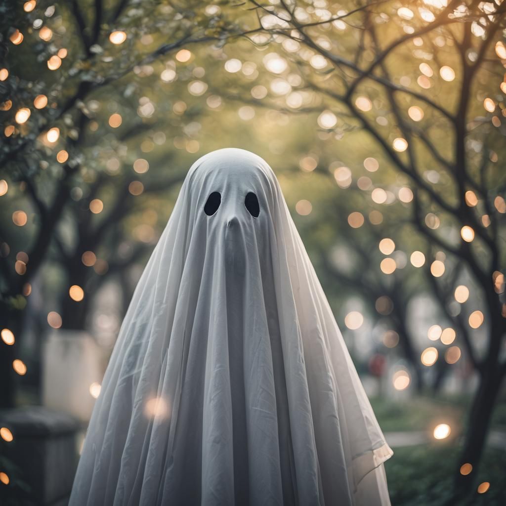 Ethereal Ghost in Professional Photography Style
