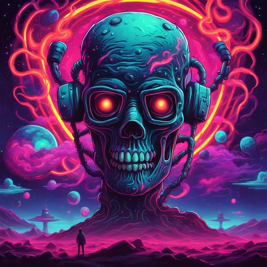 Neon Horror Maniac at Cosmos Edge