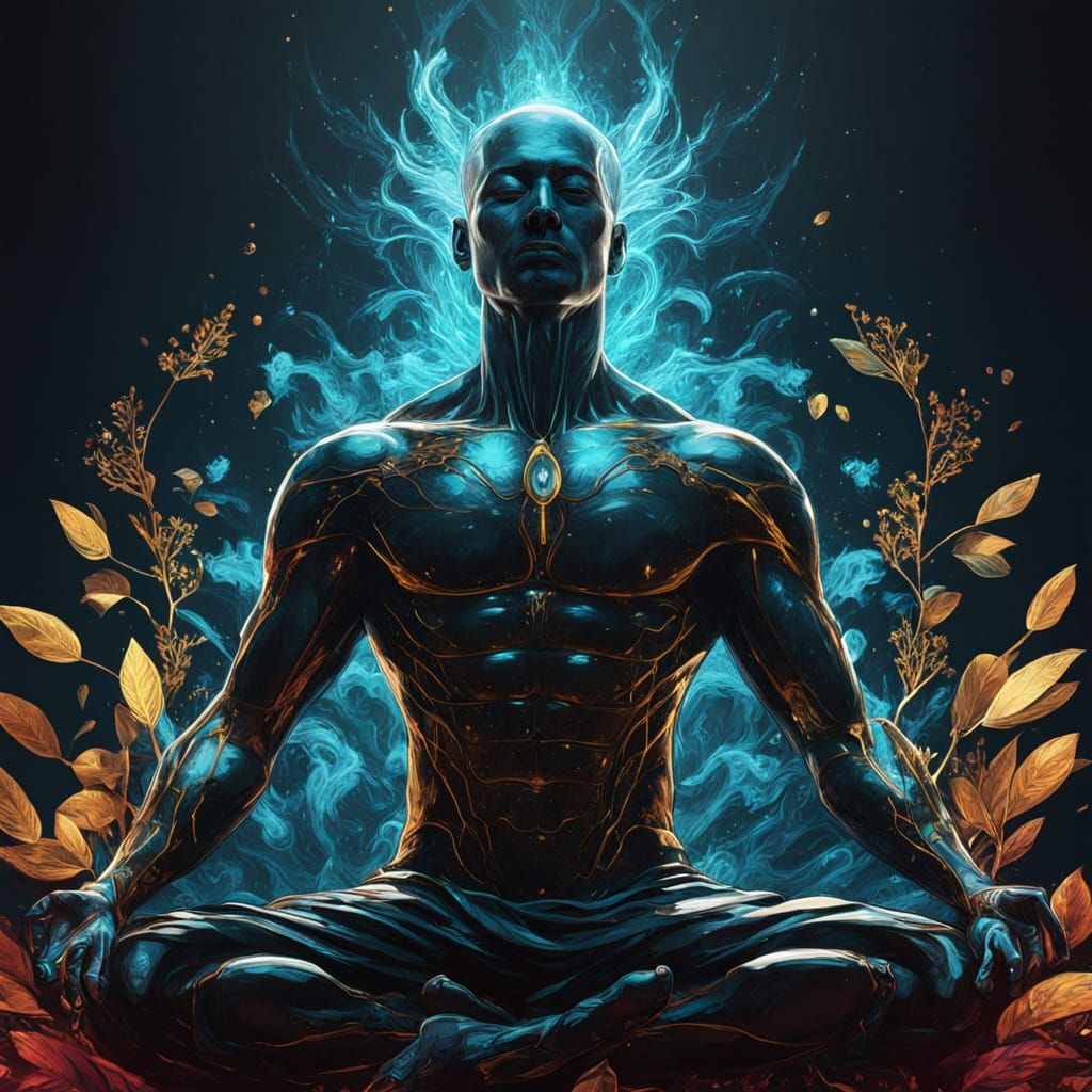 Elegant Male Form in Therapeutic Harmony