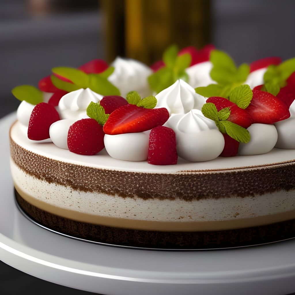 Cinematic Cheesecake Dessert, 8K Octane Render