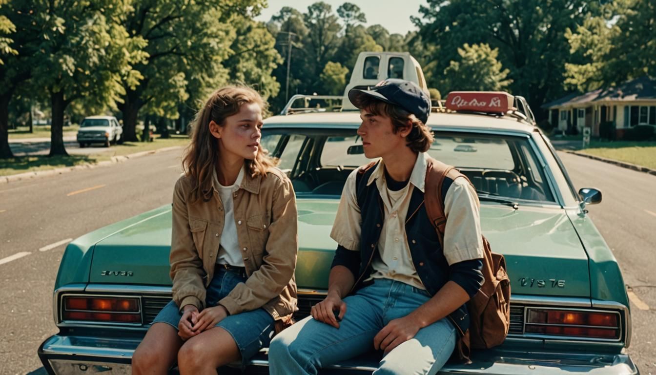 A Vista Cruiser station Wagon and some kids in the 70s