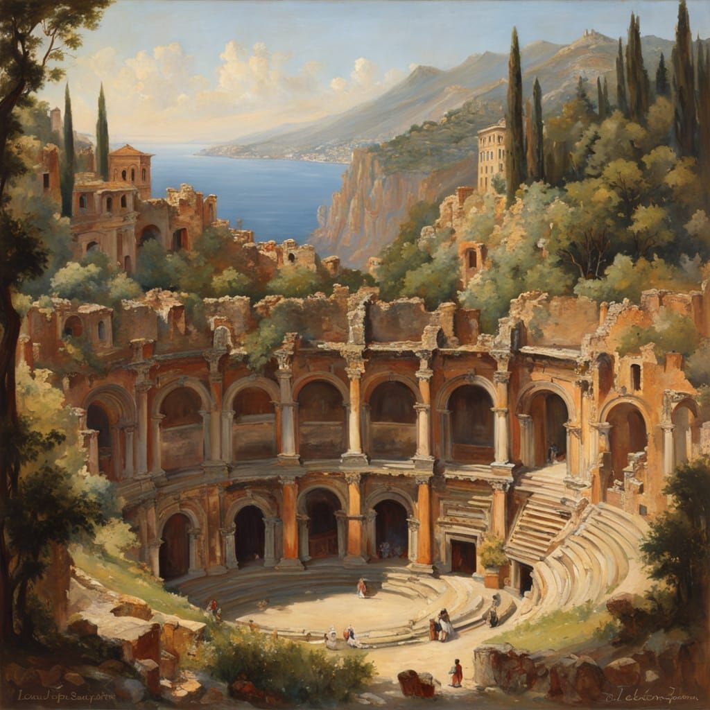 The Roman Theater at Taormina