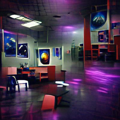 Eerie After Hours Liminal Space Scene