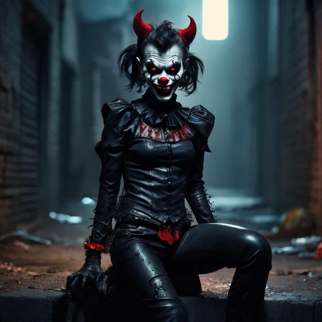 Gothic Horror Icon Emerges in Dark Alley