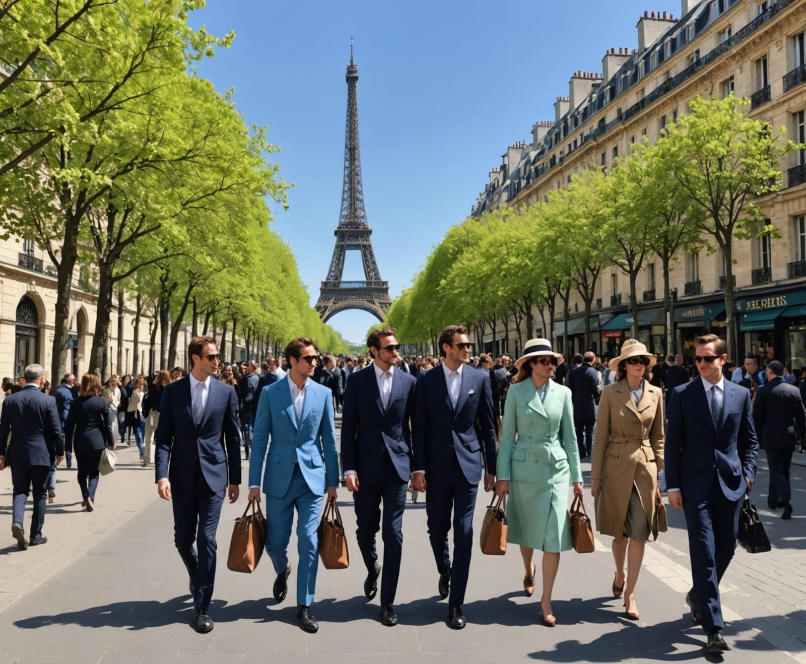 Romantic Paris in Full Bloom