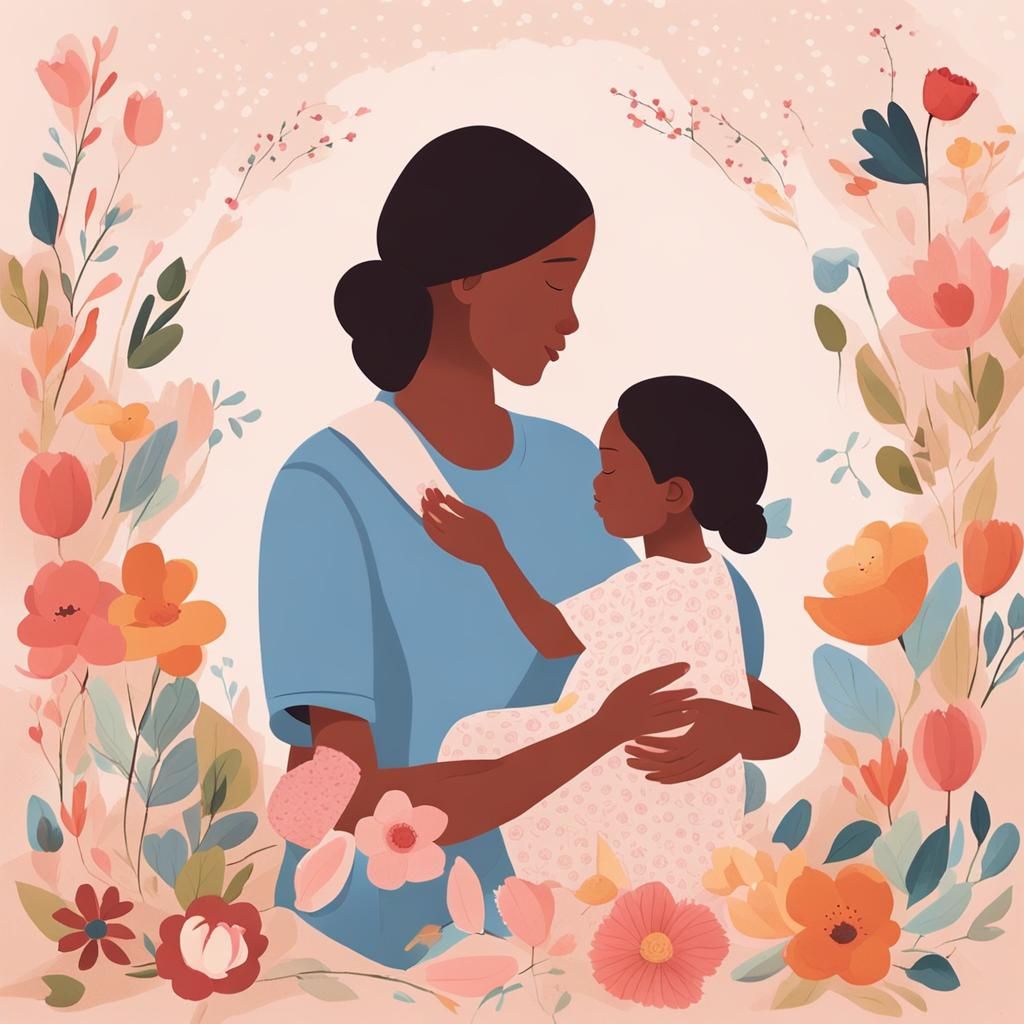 Celebrating Mother and Child Bonds Through Digital Art