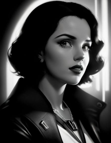 Dramatic Portrait in Black and White: Chiaroscuro Lighting