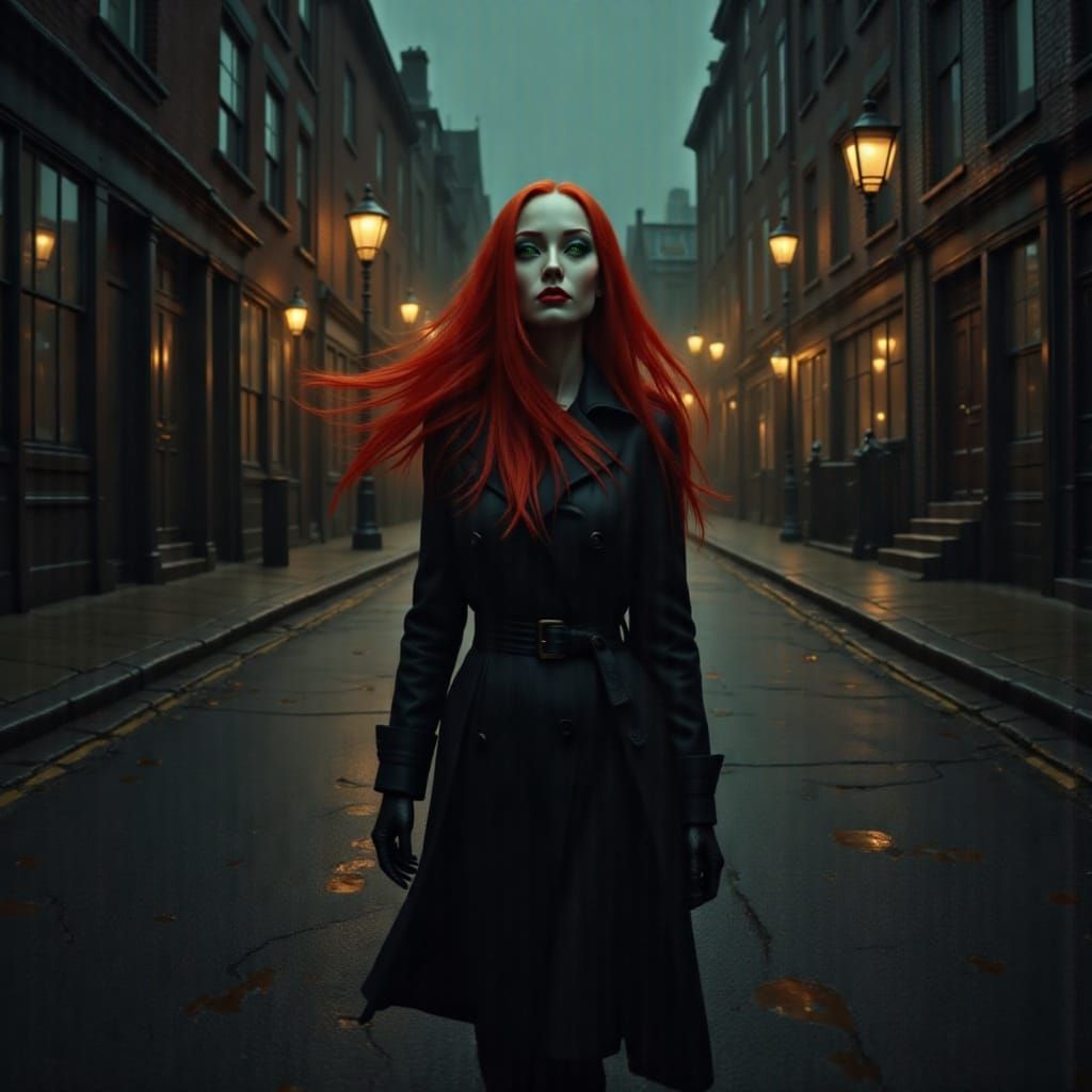 Anthropomorphic Egg Character in Film Noir Style