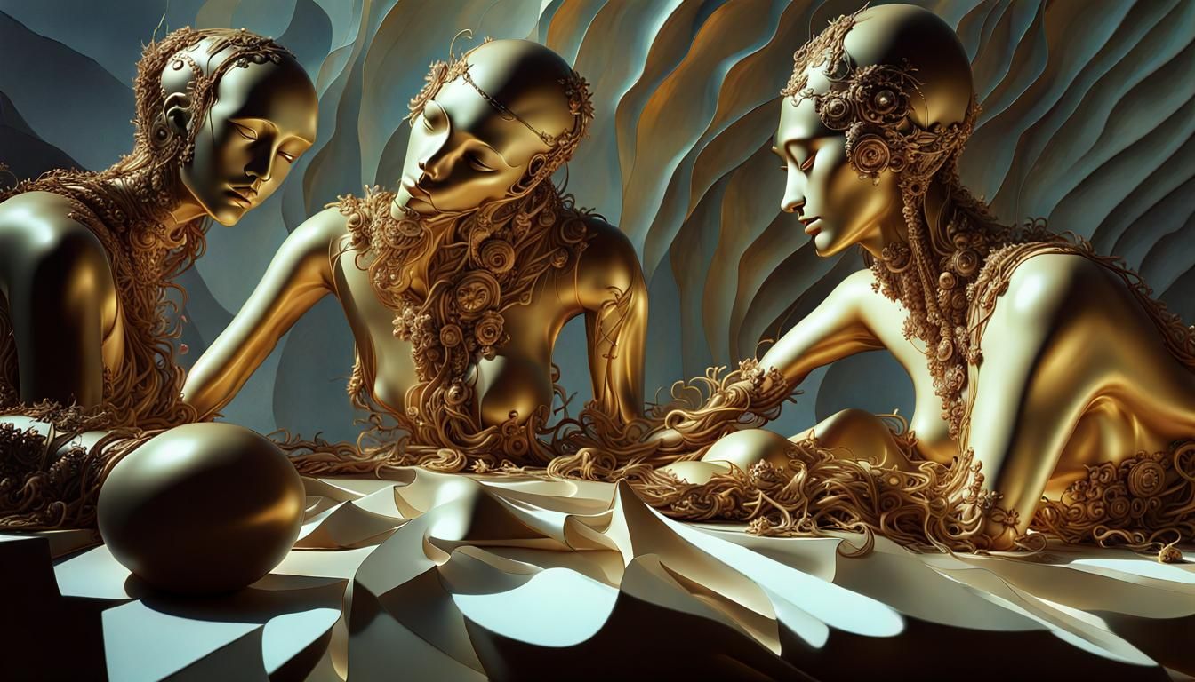 Surreal Opium Dreamscape in Magical Realism