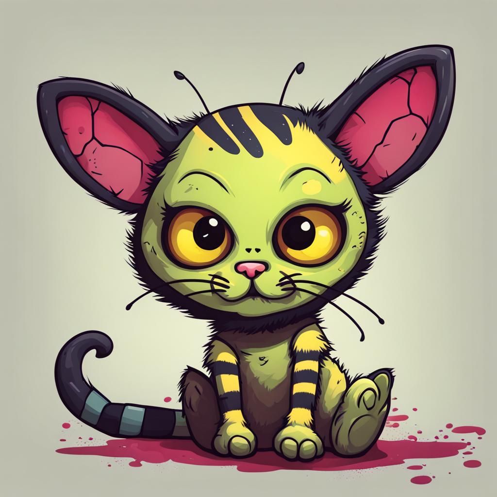 Baby Zombie Cat