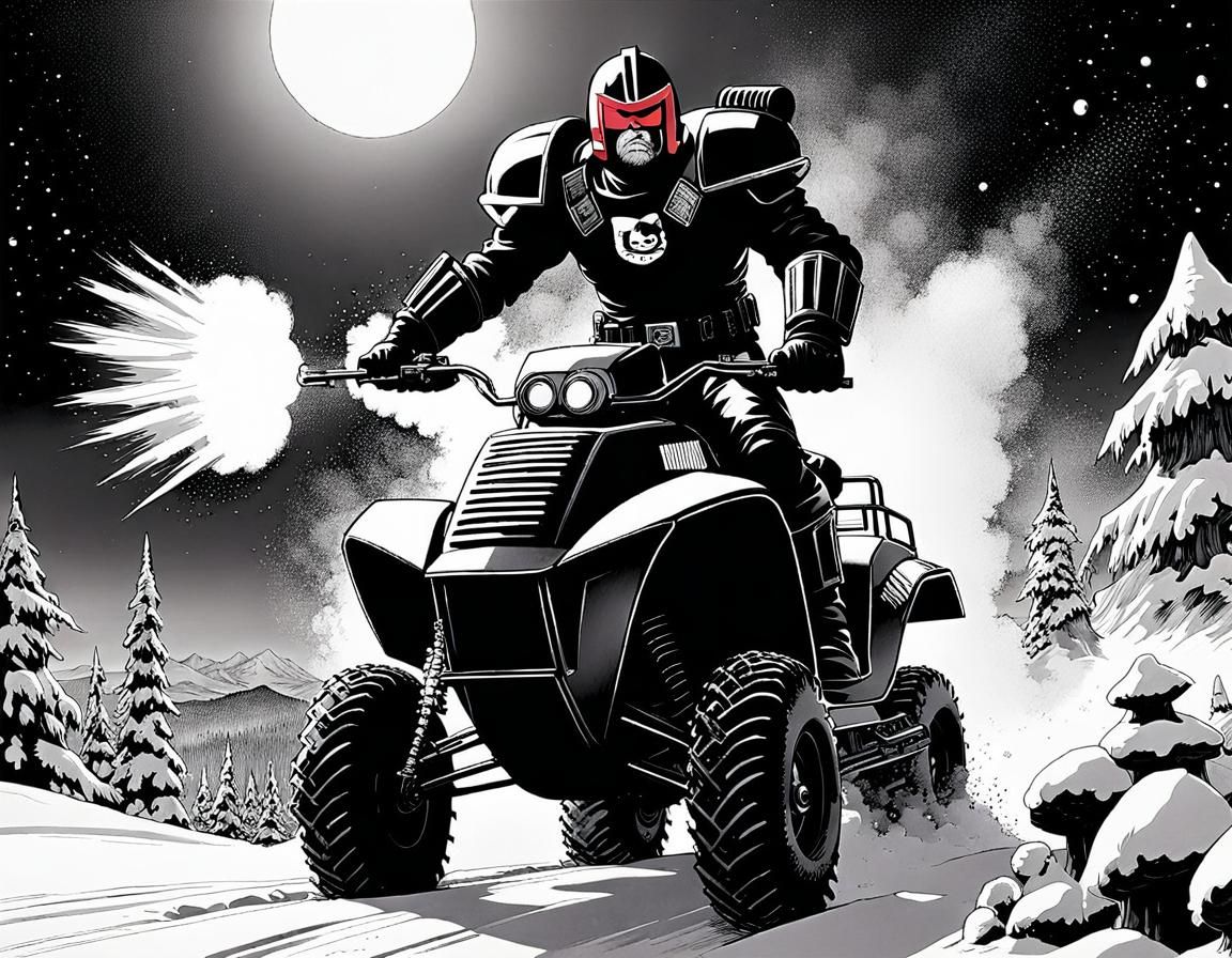 Judge Dredd, Hello Kitty, and Gnomes in Comic Art