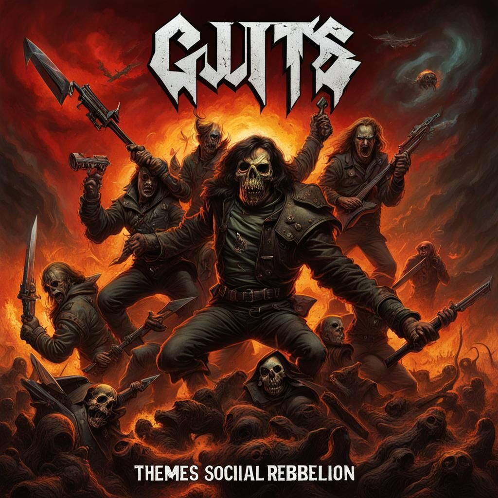 Thrash Metal Album Cover Art: Social Decay