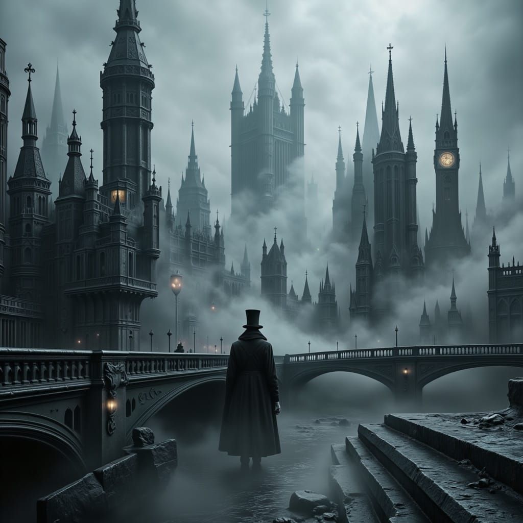 Victorian Cyberpunk Dreamscape