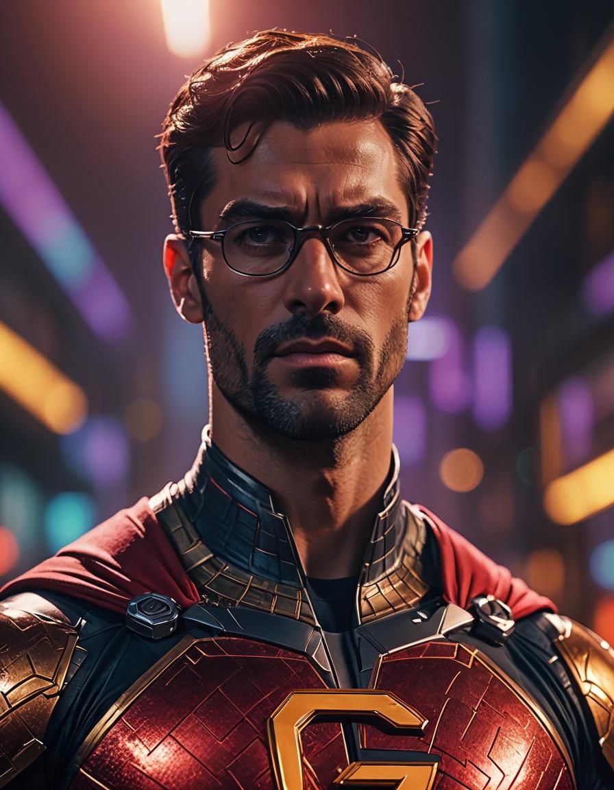 Superhero named Geekman