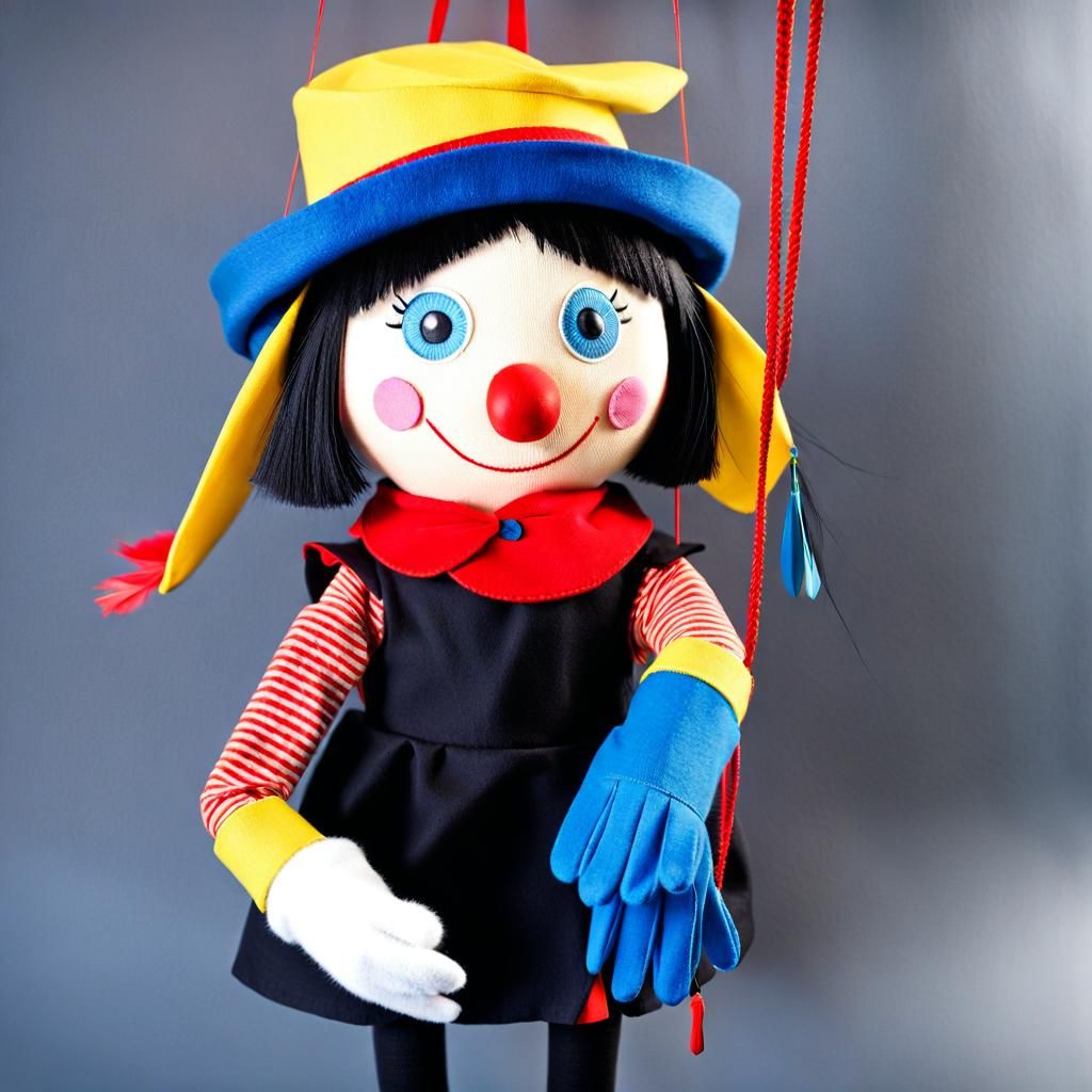 Charming Pinocchia: A Whimsical Marionette Girl