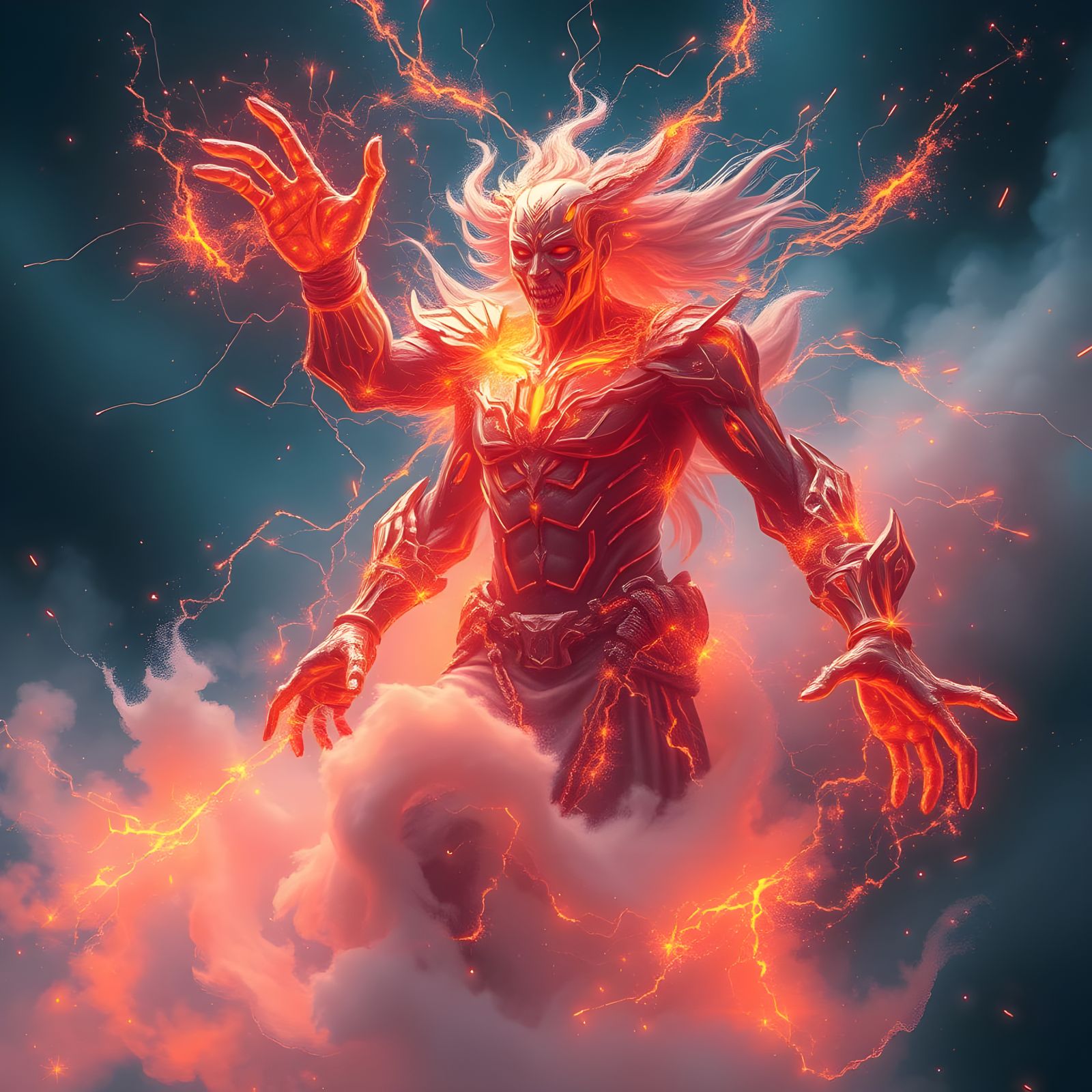 Cyber-God Immersed in Stream of Consciousness