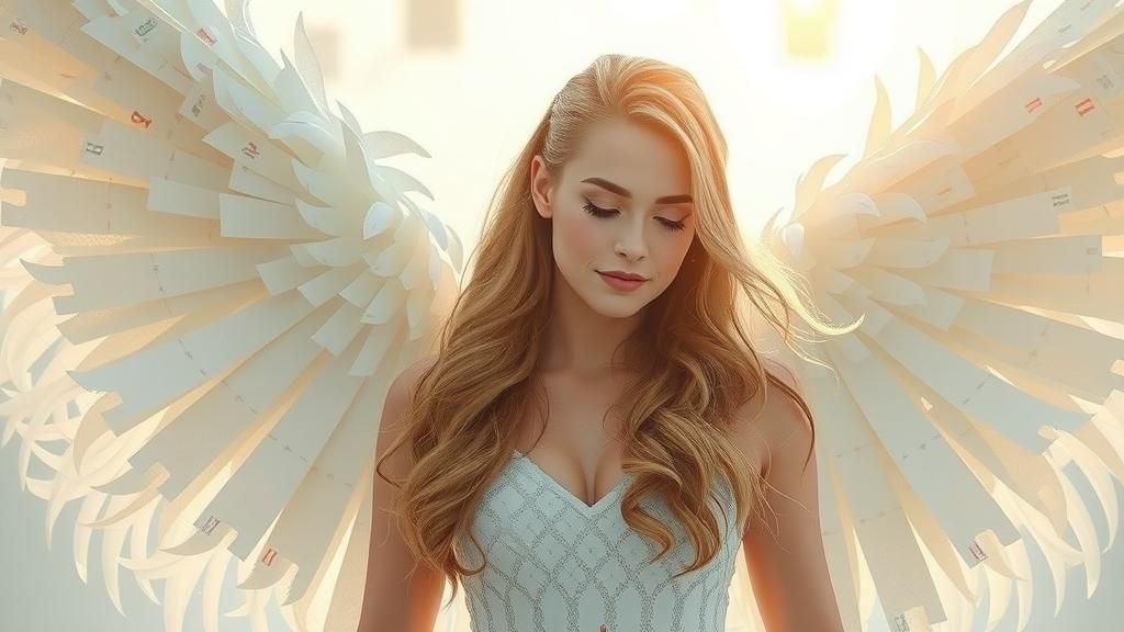 Dancer's Dress Made of Playing Cards in High Definition