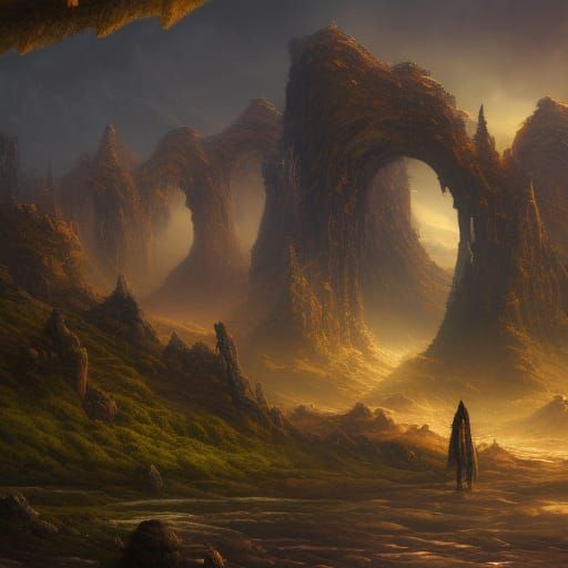 Fantastical Matte Painting in Unreal Engine 5