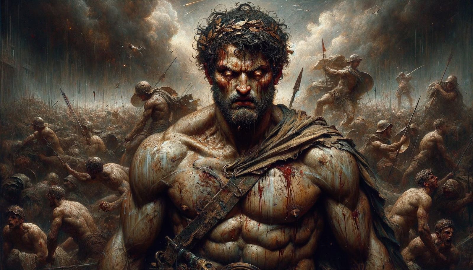 Ares, the Greek God of War.