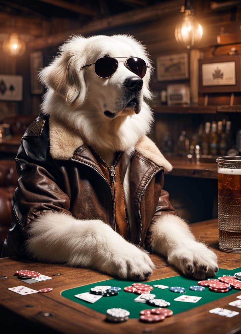 Pyrenees Poker Face