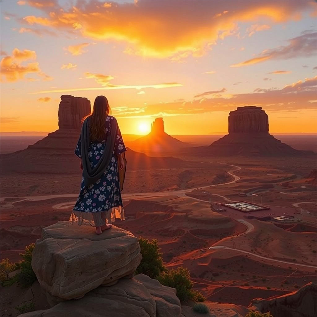 Breathtaking Sunrise in Monument Valley