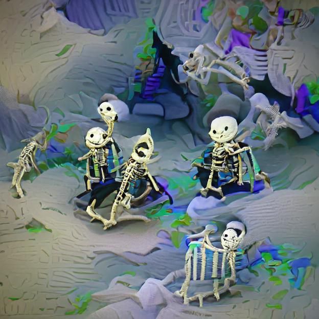 Eerie Skeleton Image
