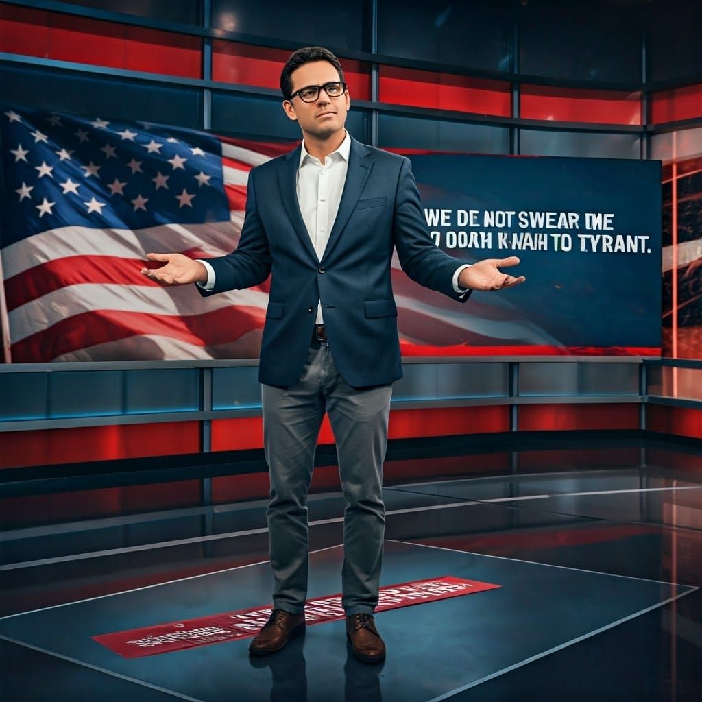 Hyper-Realistic News Anchor Challenges Tyranny