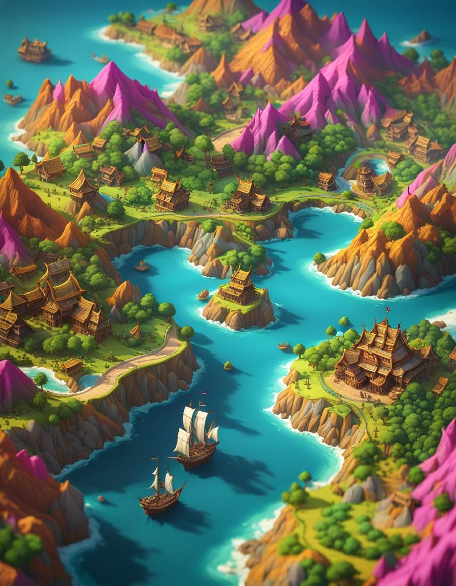 Laugh Tale Island: A Colorful Map of the New World