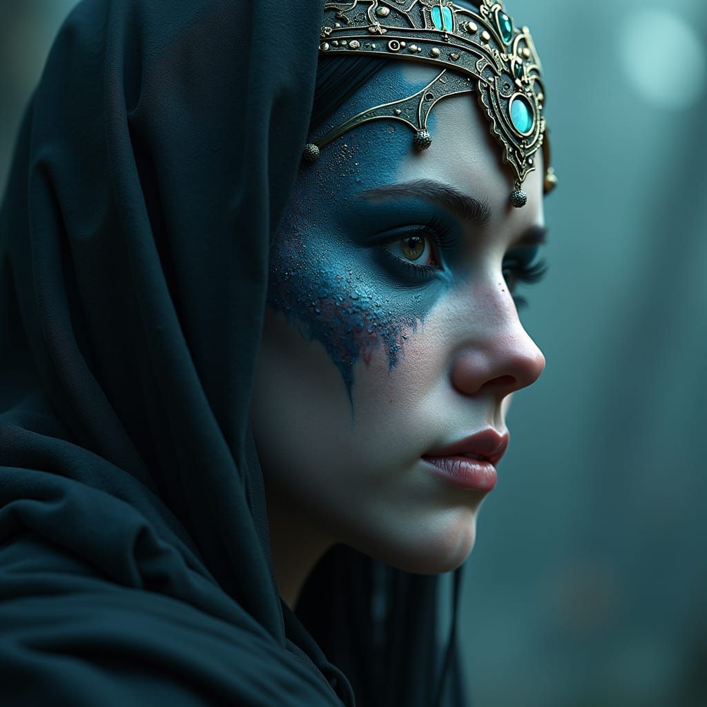 Dol Guldur Portrait: Epic Fantasy Novel Cover Art