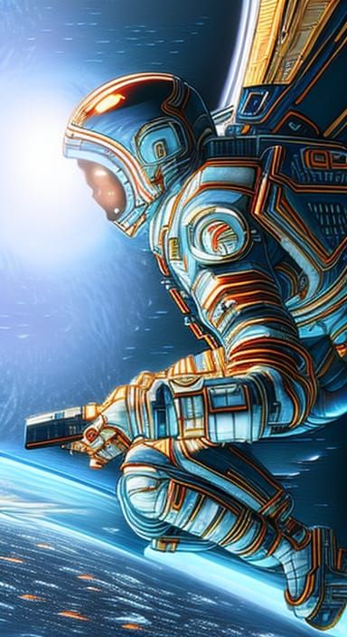 Flying Astronaut