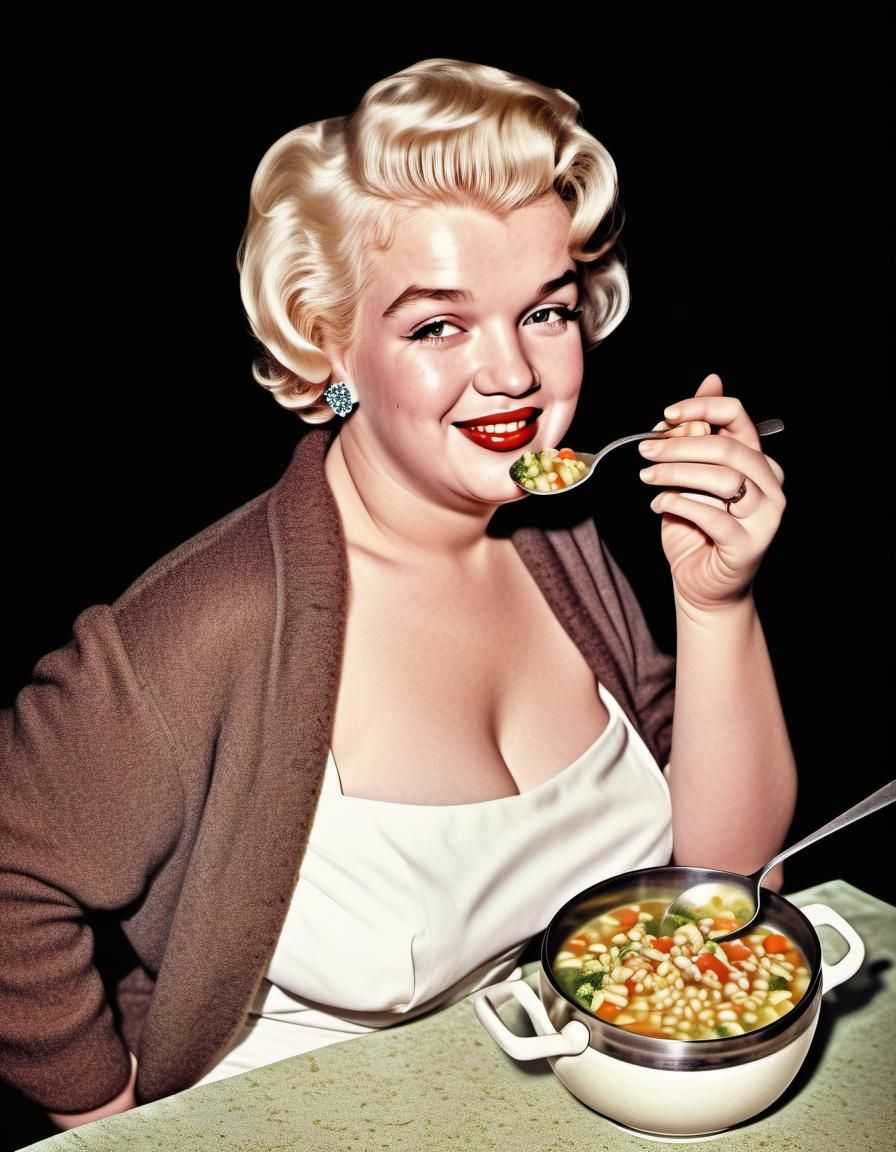 Marilyn Monroe in 50s Style Portrait