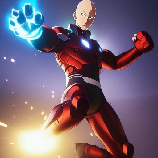 Cyborg Anime Character Art in 8k Resolution