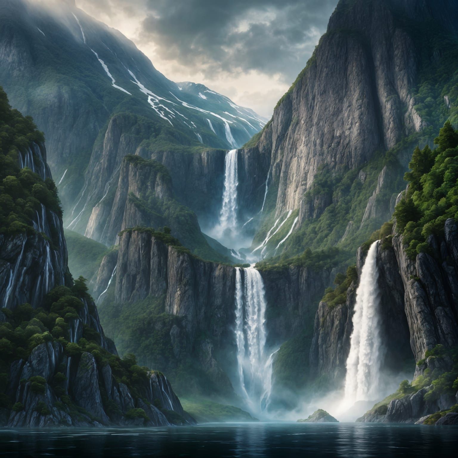 Magnificent Waterfalls of Norway's Fjords