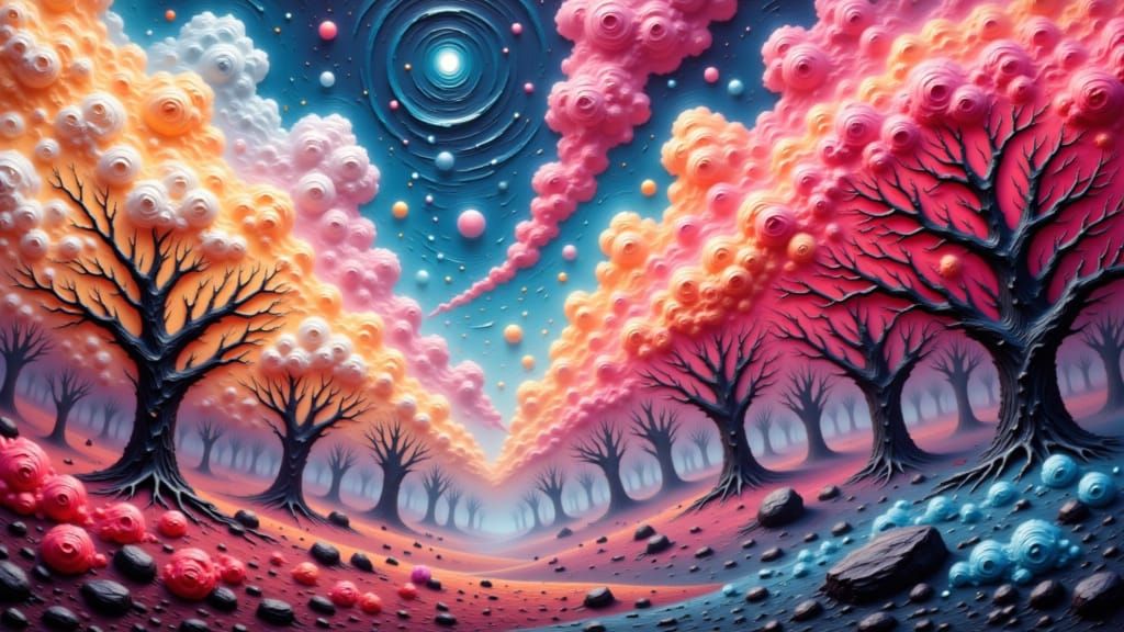 <lora:Headspace:1.0> <lora:Palette Knife:1.0> Abstract Licht...