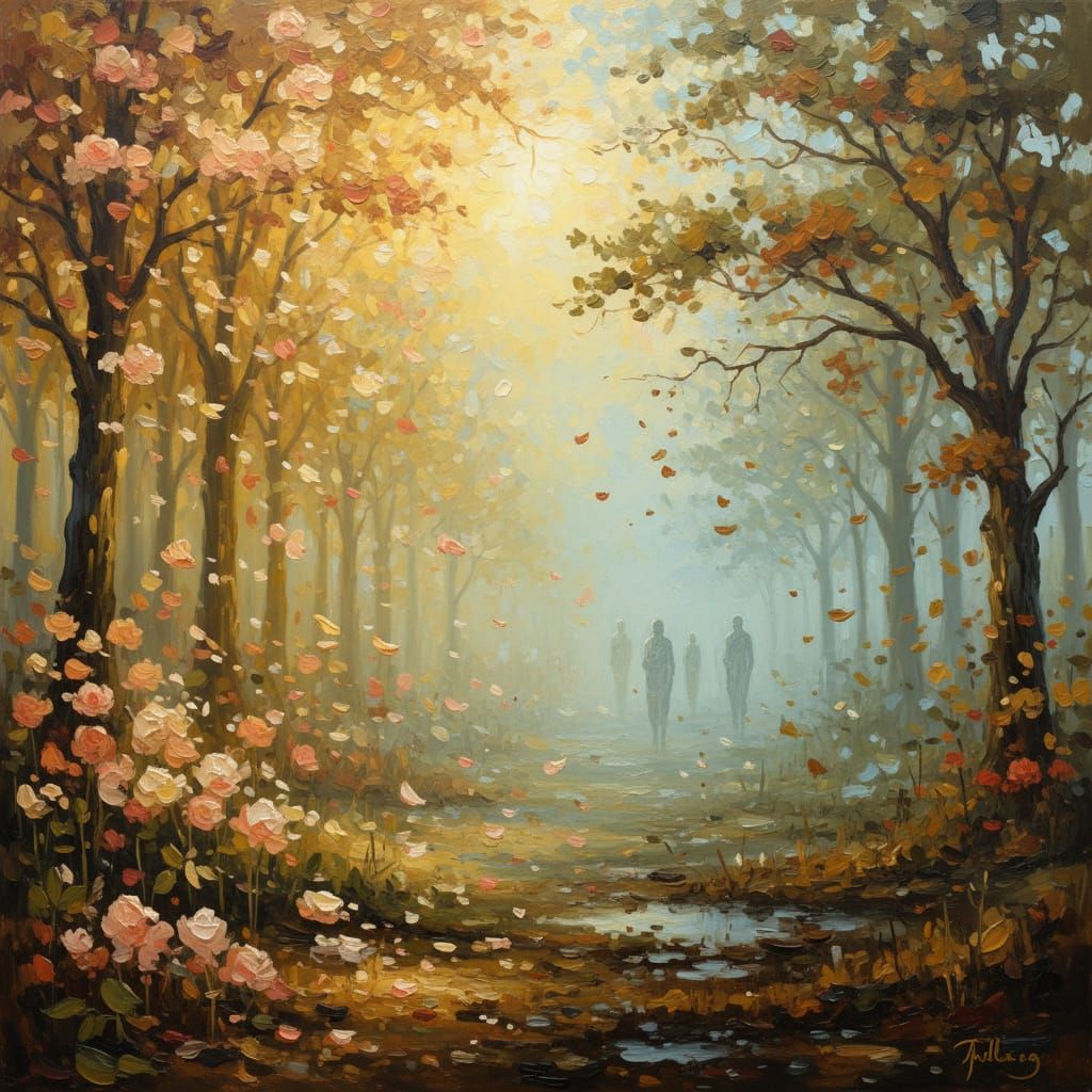 Surreal Garden of Eden Fades to Autumn