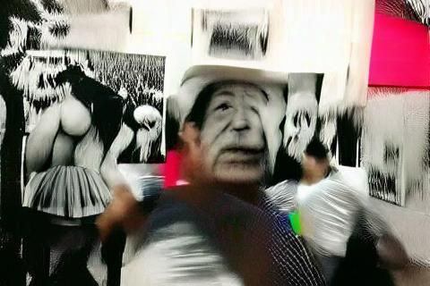 Black and White Photogram Dance