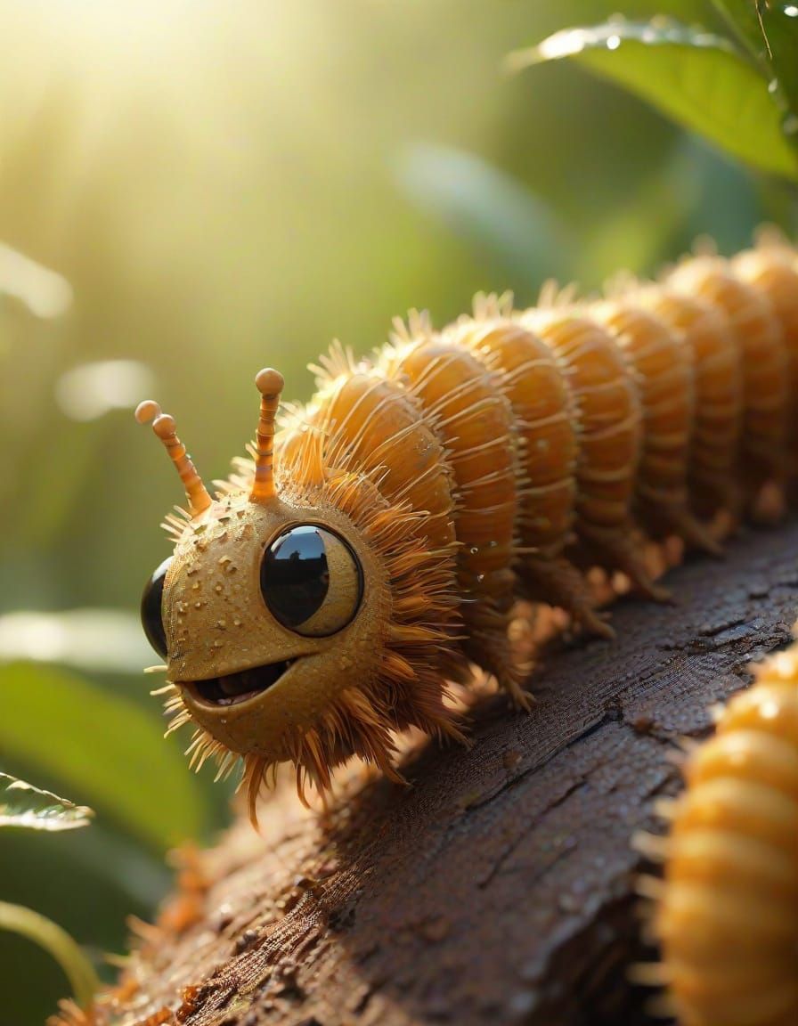 Macro Photography Art Reveal Real Caterpillar Emotion When S...