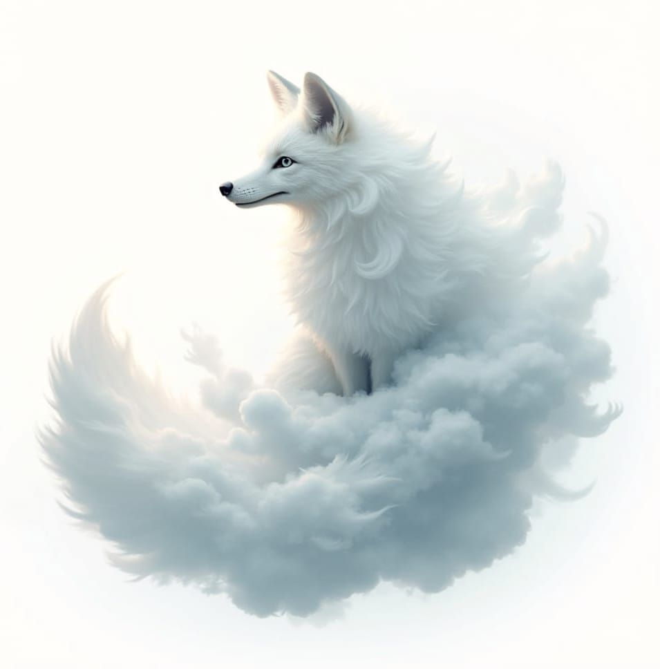 Elemental Air Fox: Cloud and Wind