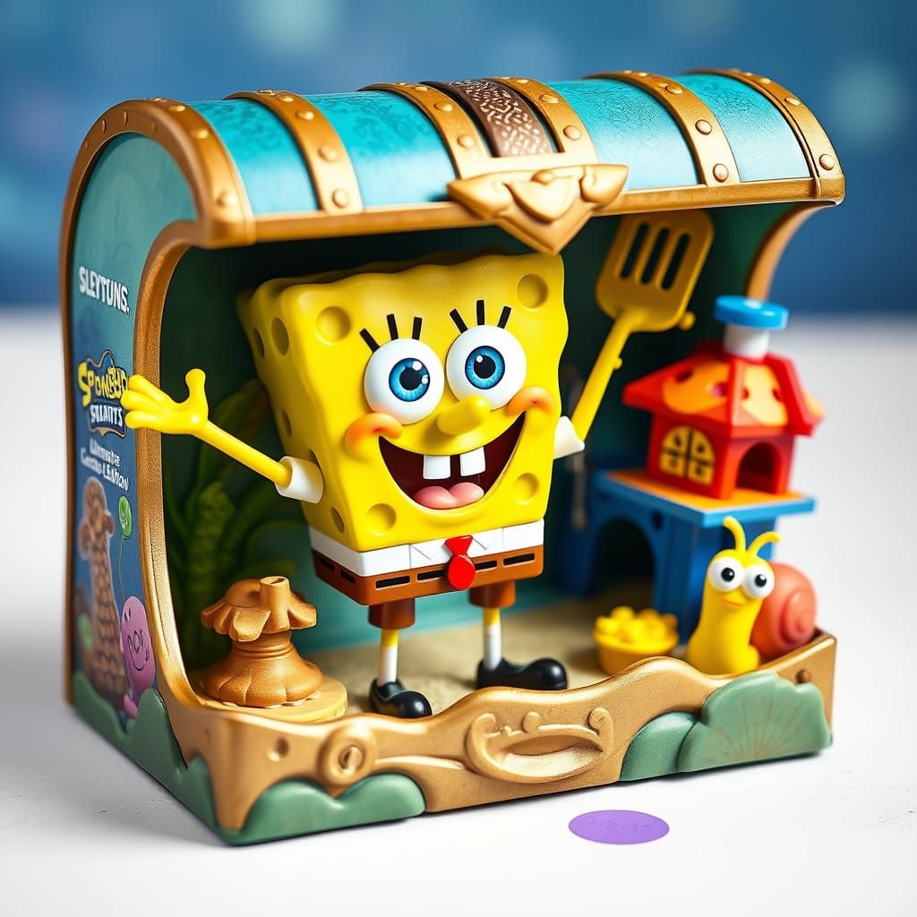 Bob Esponja – Operação Fenda do Biquíni 🧽💎📦