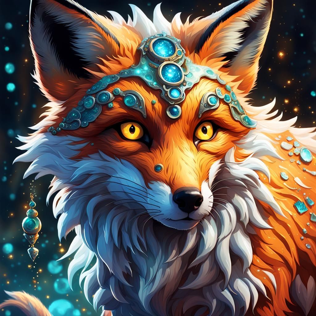 Cybernetic Fox Assembling Artifact of Power