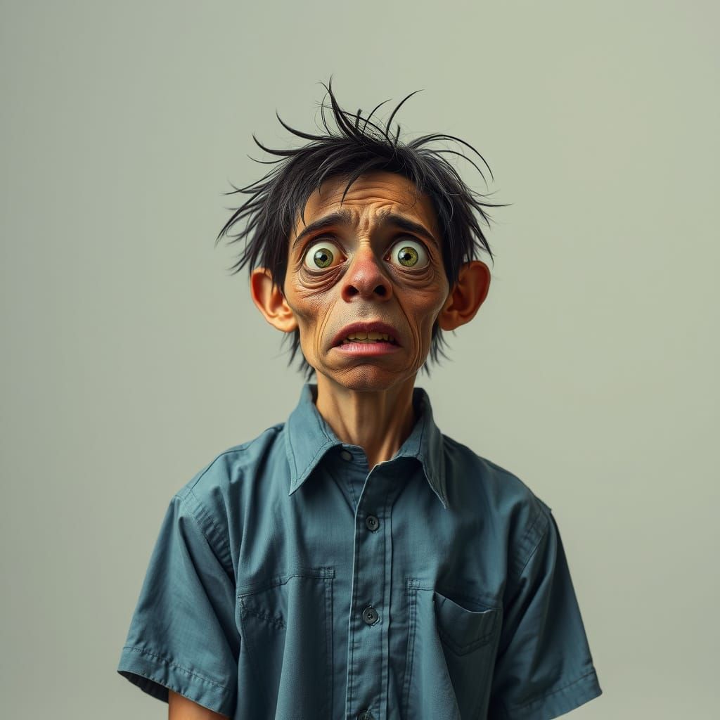 Abstract Art Piece with Unconventional Forms