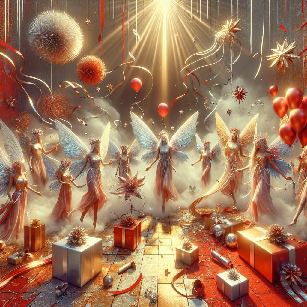 fairies christmas party